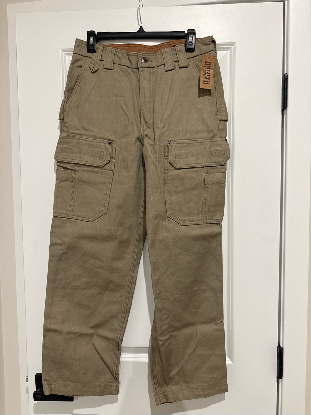 Duluth Trading Co Men’s Tan Cargo Work Pants